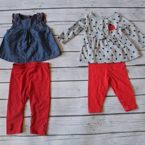 Two Lady Bug Outfits